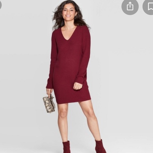 target maroon dress